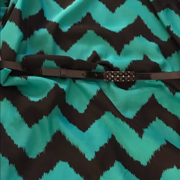 Teal boho chevron dress - Picture 8 of 8